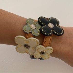 Louis Vuitton Double Wrap Floral Bracelet